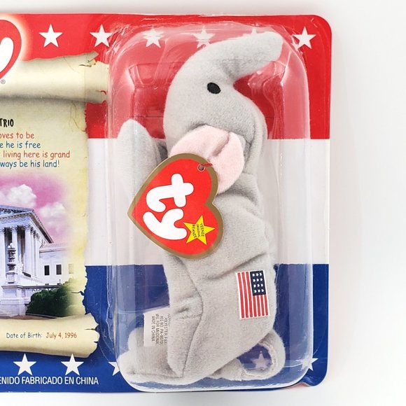 Ty Teenie Beanie Babies “Righty the Elephant” McDonalds Collectible – NEW - Picture 3 of 5